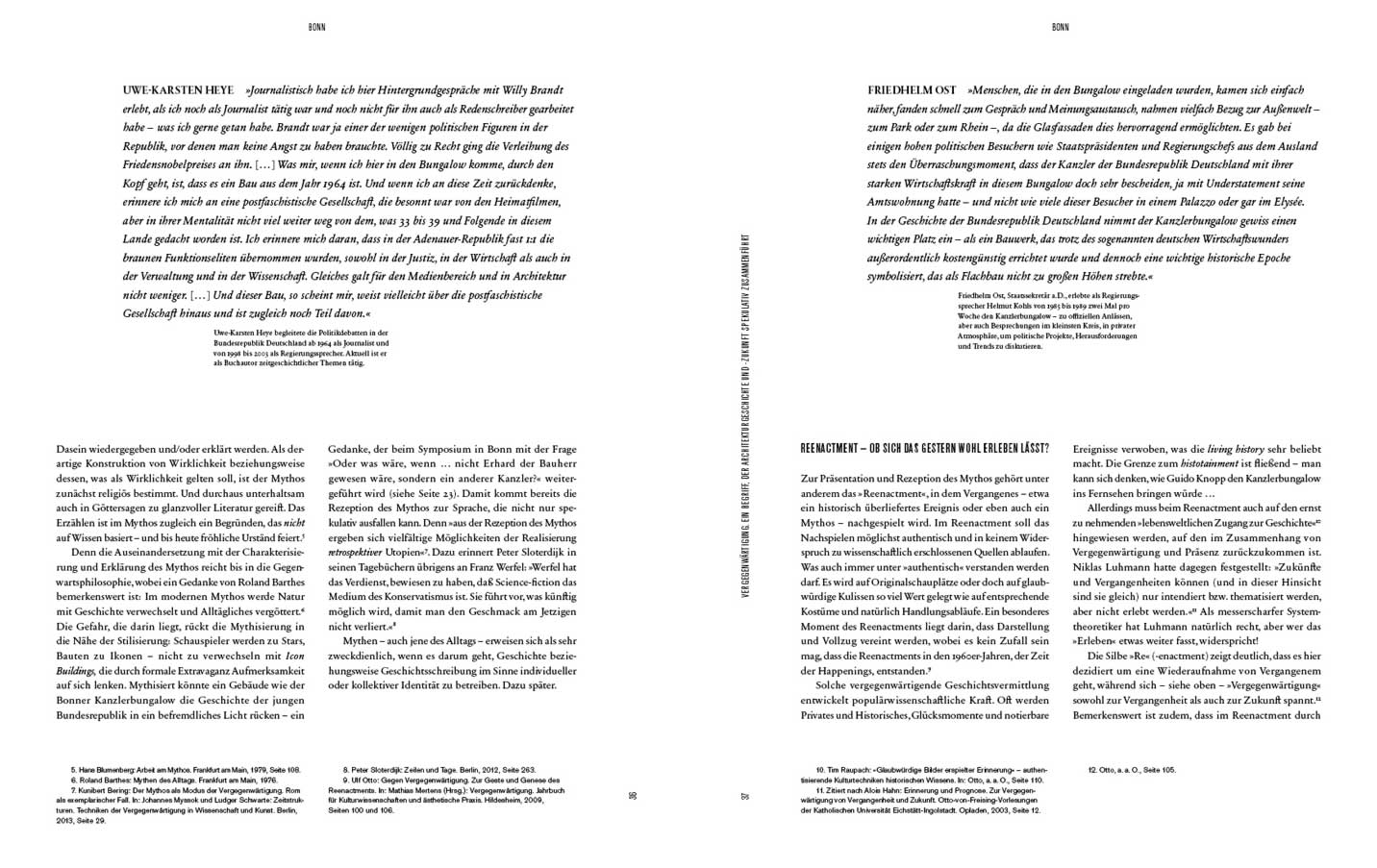 VERGEGENWÄRTIGUNG – ERINNERUNG | INSZENIERUNG | SPEKULATION